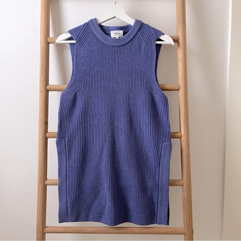 Wilfred Palmier Sweater in Periwinkle